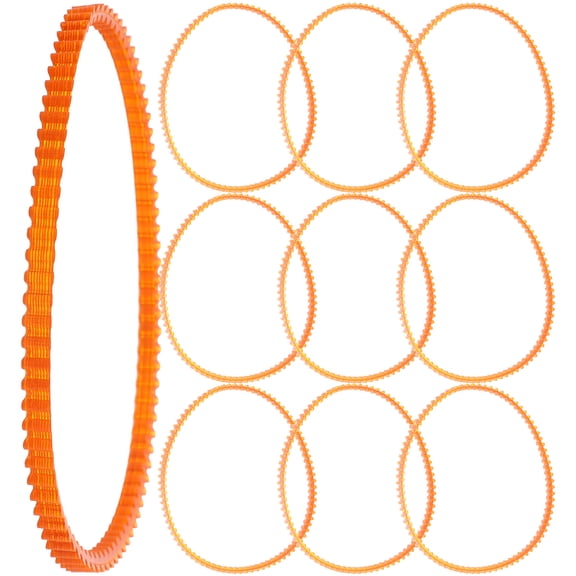 NICERIO 10Pcs Sewing Machine Strap Replacement Orange PU for Vintage Use
