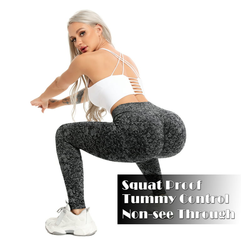 FITTOO Women Seamless Yoga Leggings Butt Lift Yoga Pants Gym Workout Tights  