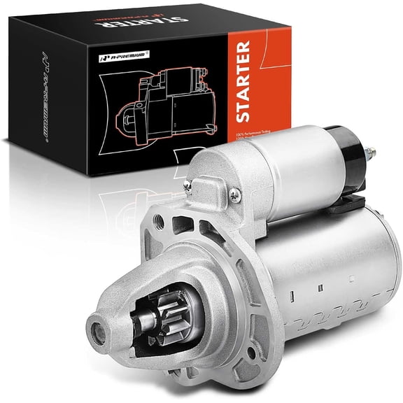 A-Premium Starter Motor [PMGR|12V|1.3KW|9T|CW] Fit for Chrysler 300 & Dodge Challenger Charger 17-22 & Ram 1500 15-22 & 1500 Classic 19-22 & Jeep Wrangler 12-17/20-22, V6 3.6L, # 56029852AA 19202