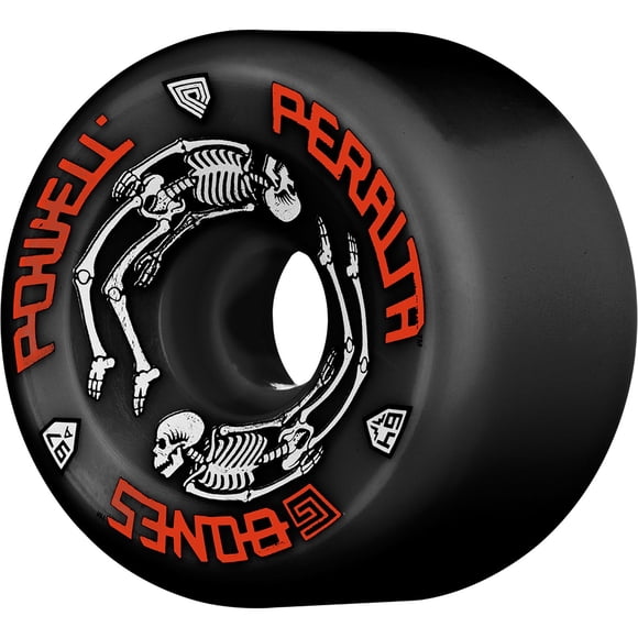 Powell Peralta G-Bones II Ruedas de skate negras - 64 mm 97a (juego de 4)