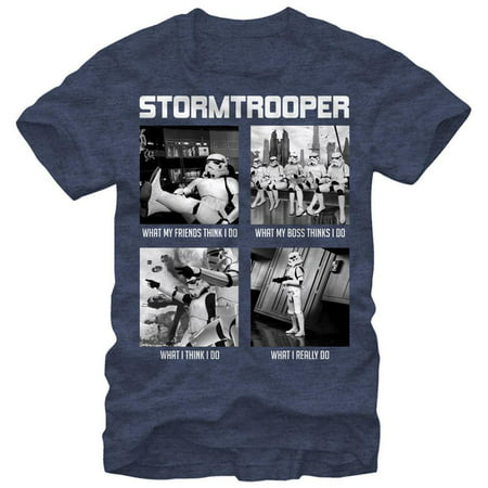 Star Wars- What a Troopers Does Apparel T-Shirt - Blue