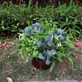 thumbnail image 4 of Set de plantas artificiales TURNMEON, 12 paquetes para exterior/interior, 4 of 8