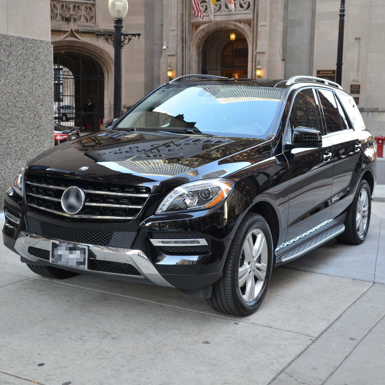 RVNI Running Board Side Step For Mercedes Benz W166 M ML ML350 GLE 2012-2017 Side Step Nerf Bar Running Board