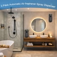 thumbnail image 5 of Automatic Air Freshener  Dispenser (2-Pack) Wall Mounted or Free Standing, Commercial and  Use, Multiple Time Scent/Mist Release Settings for Room/Restroom Sprayer (Black1103), 5 of 6