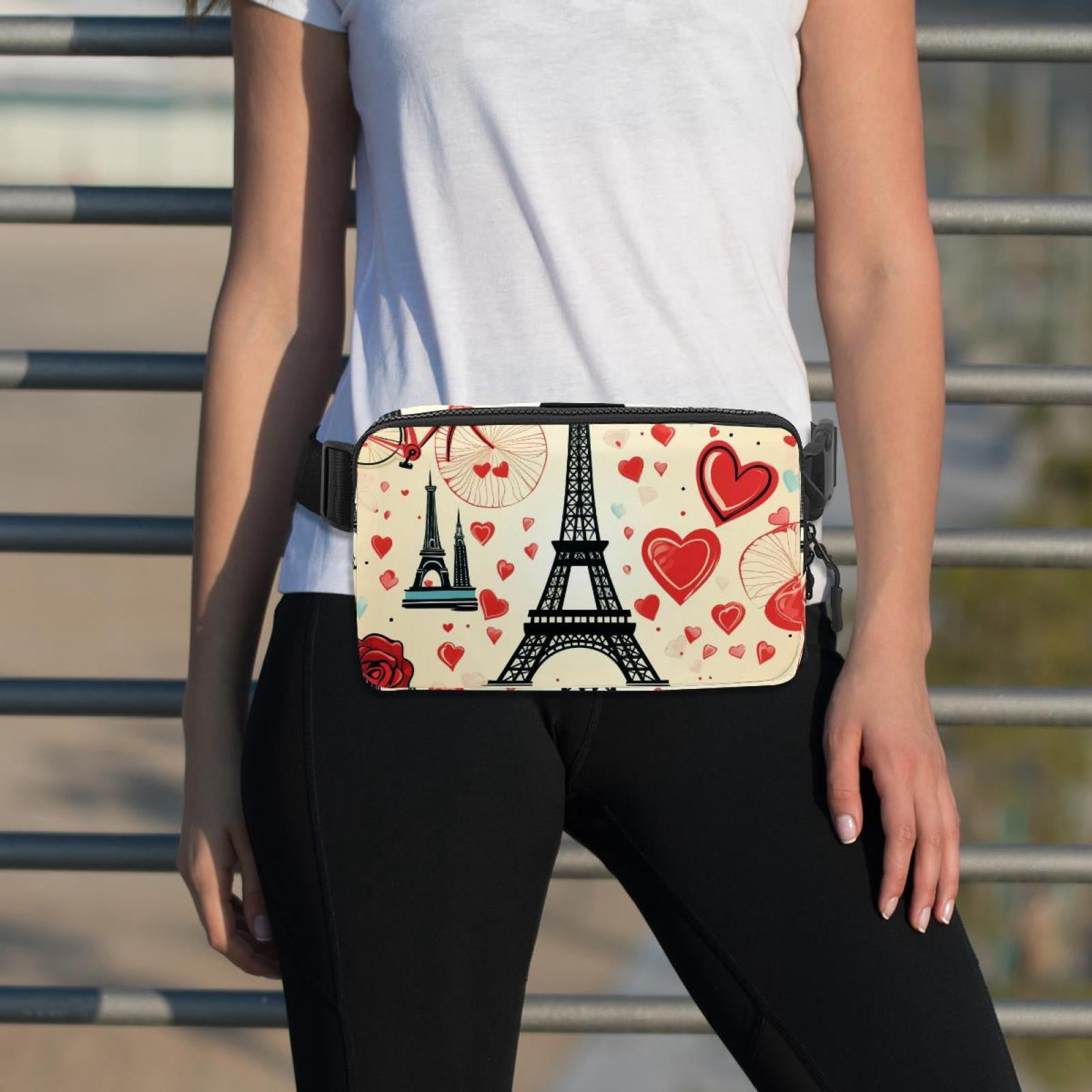 Valentine's Day Waist Pack Fanny Pack Running Belt Lightweight Adjustable with Extension Strap Unisex