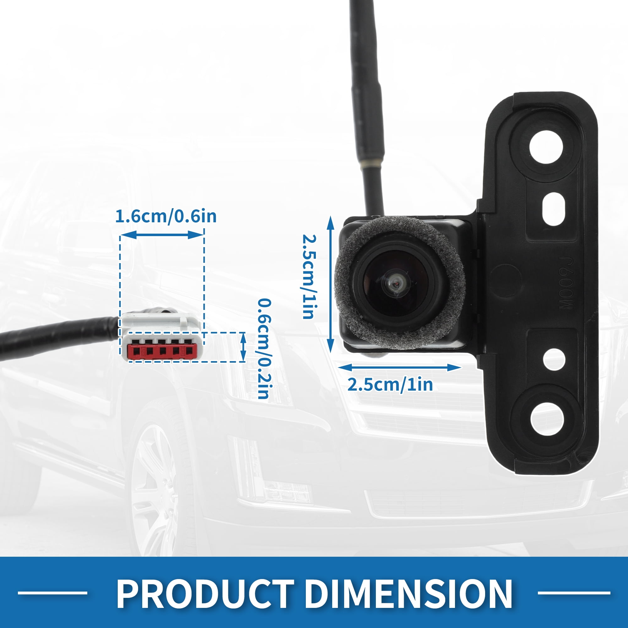Unique Bargains Front View Camera for Cadillac Escalade and for Chevrolet Suburban