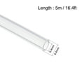 thumbnail image 2 of Uxcell Tubing Tube Air Hoses Water Pipe Silicone Rubber  1pcs 0.25'' x 0.37'', 2 of 5