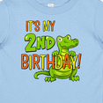 thumbnail image 4 of Inktastic It's My 2nd Birthday with Cute Green Alligator Boys or Girls Baby T-Shirt, 4 of 5