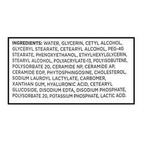 Equate Hydrating Cleanser for Face Care, 12 fl oz, Compare to CeraVe® Hydrating Cleanser Ingredients