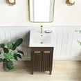 thumbnail image 4 of Palos 18" Single Bath Vanity in Spruce Antique Brown with White Ceramic Basin, 4 of 15