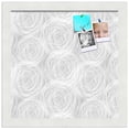 thumbnail image 2 of PinPix 12x12 Custom Cork Bulletin Board Sketch Circles Grey Poster Board Has a Fabric Style Canvas Finish, Framed in Sketch Circles Grey, by ArtToFrames (PinPix-1924), 2 of 6