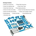 thumbnail image 3 of 1/28 RC Car Servo Link Rod Metal Upgraded Part Kit Modification Steering Connection Rods Kit Replacement for WLtoys K969 K979 K989 K999 284131 Blue, 3 of 8
