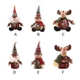 thumbnail image 3 of Cateissary Muñeco de Navidad de juguete árbol de Navidad colgante adorno de árbol de Navidad Santa Claus muñeco de nieve artesanía niños cumpleaños Kits de decoración para fiestas No.05 Cateissary HA008593-05, 3 of 6