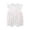 White, variant on ZACPNCV Baby Girl Romper Short Sleeve Baby Bodysuit Pleated Romper Jumpsuit Infant Girl Clothes Pink 6-9 Months