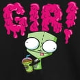 thumbnail image 3 of Invader ZIM - GIR Drinking with Slime on His Name - Toddler And Youth Short Sleeve Graphic T-Shirt, 3 of 5