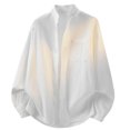 thumbnail image 3 of Ceisia Men's Oversize Gradient Stand-Collar Long-Sleeve Shirt Jacket for All-Season Casual Gift, 3 of 8