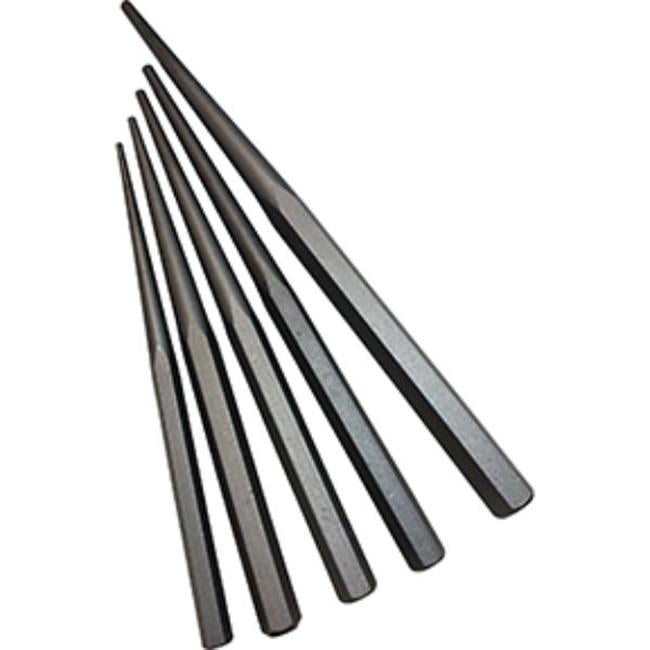 Long Taper Punch Set 3pce 3pce Strong hardened and tempered carbon steel 