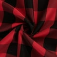thumbnail image 5 of MMJ Christmas Tablecloth Round Checkered Waterproof, Wipeable for Dining Table Party Holiday Christmas Decor 47.24in, 5 of 6