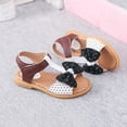 thumbnail image 6 of URMAGIC Girls Kid Bowknot Princess Sandals Soft Sole Toddler Beach Dress Slipper Shoes, 6 of 14
