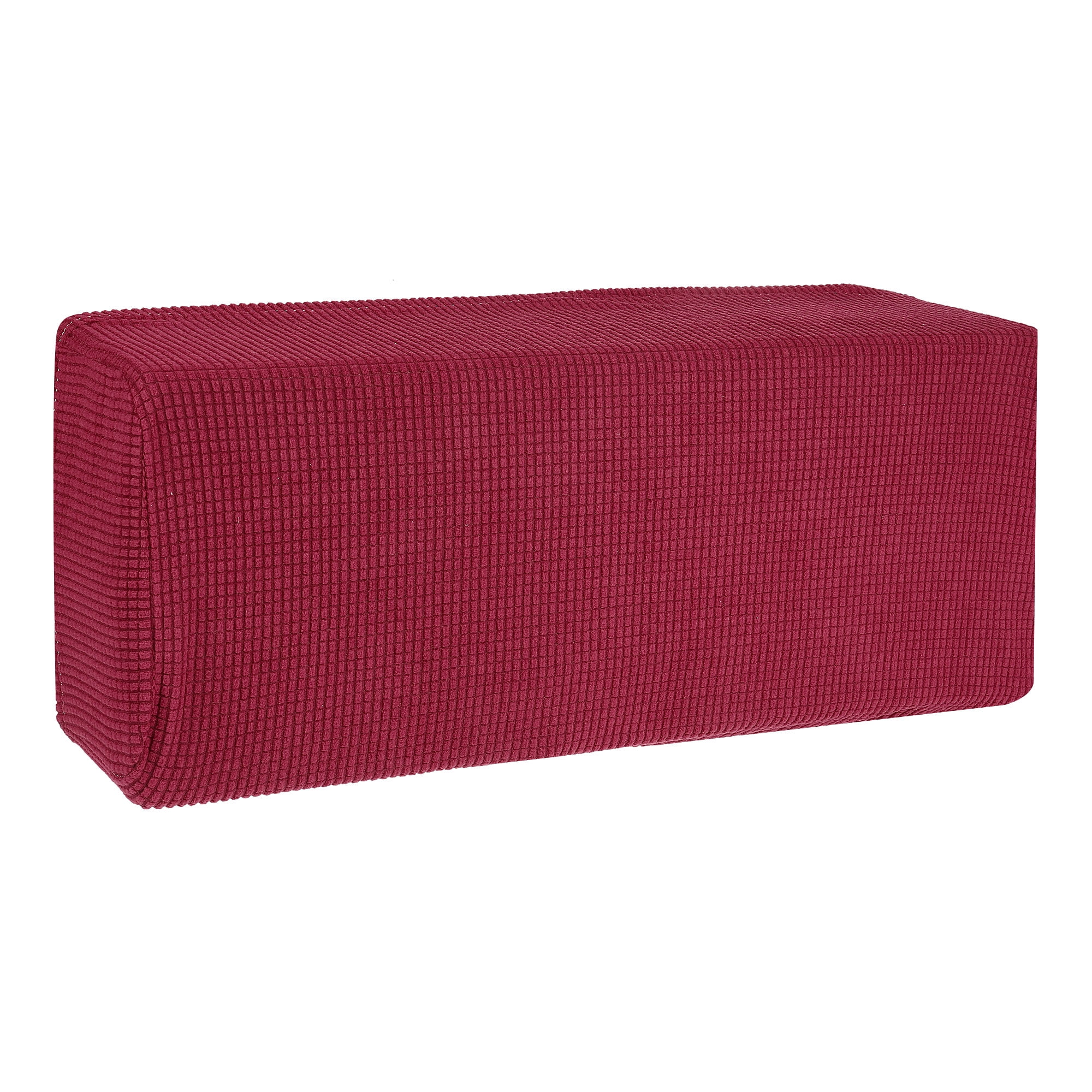 Unique Bargains Air Conditioner Cover Knitted Elastic Cloth Dustproof 80-86cm Red