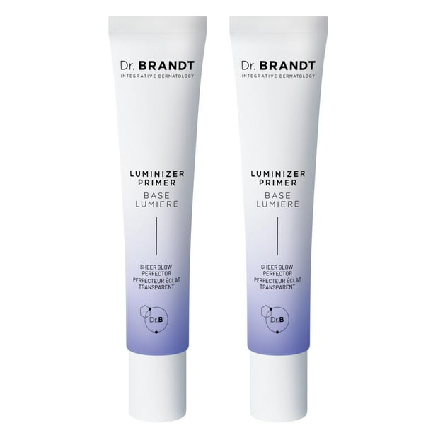 Primer Dr. Brandt Pores No More Luminizer, 30 ml, paquete de 2