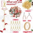 thumbnail image 2 of Juego de llaveros con brillo labial navideño VioraWhite de Craft Kit, 213 unidades, 2 of 7