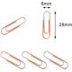 thumbnail image 5 of 240 Clips de papel Sincero de oro rosa 28 mm para organizar suministros de oficina en el Hogar, 5 of 5