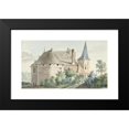 thumbnail image 2 of Aert Schouman 18x12 Black Modern Framed Museum Art Print Titled - The Castle in Wouw (1741), 2 of 5