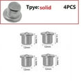 thumbnail image 1 of BTOER Tenon Center Dowel Center Point Pins Power Tools 4Pcs Set Chrome Plating Dowel Centre Point For Accurately Aligning, 1 of 5