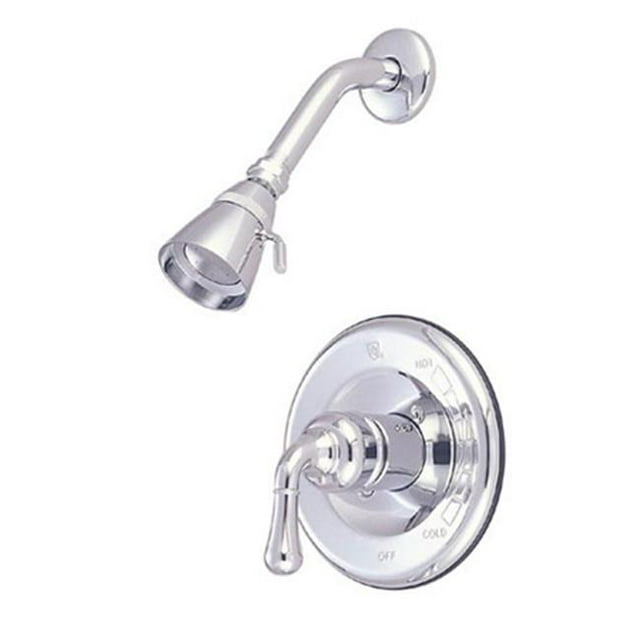 Robinet de Baignoire-Douche à Levier Unique - Finition Chrome Poli