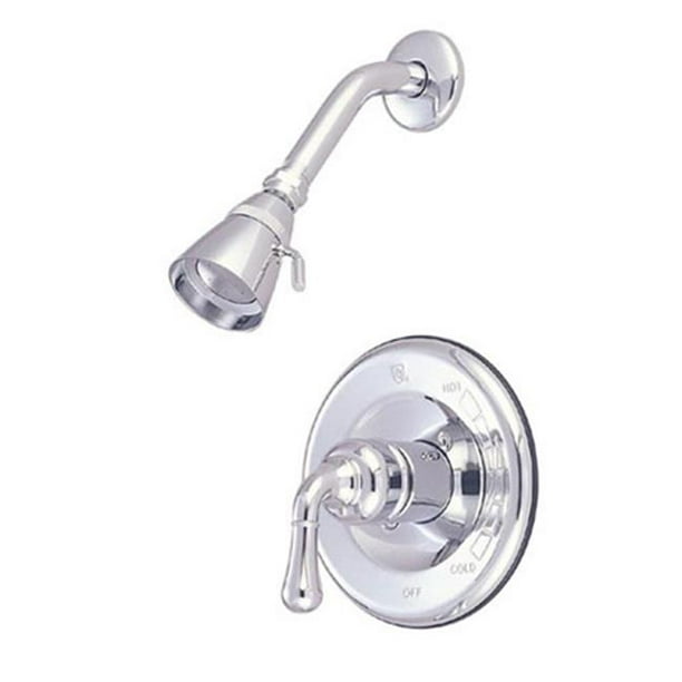 Single Lever Handle TubShower Faucet Polished Chrome Finish