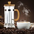 thumbnail image 3 of Borosilicate Coffee Pot Heat Resistant Coffee Filter Press Pot 1000ml Capacity Prevent Burns Easy To Clean For Camping For Restaurant ANGGREK Otros, 3 of 7