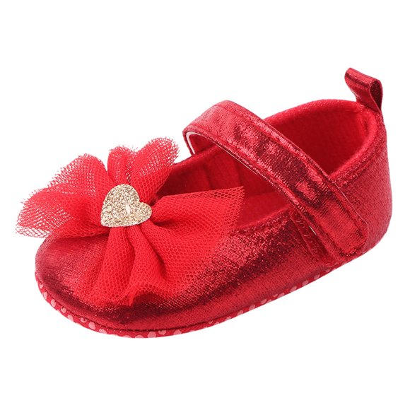 Chaussures pour Bébés Garçons Filles Confortables avec Nœud Papillon Mode Premiers Pas Chaussures pour Enfants Garçons Filles Taille 12