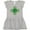 AC-Heather Grey, variant on Inktastic St Patricks Day Shamrock Irish Girls Toddler Dress