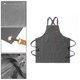 thumbnail image 4 of Household Canvass Apron with Pocket Breathable Anti-foulings Bib for BBQ Baking, 4 of 5