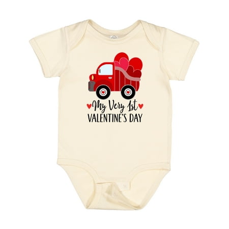 

Inktastic 1st Valentines Day Outfit Boy Gift Baby Boy Bodysuit