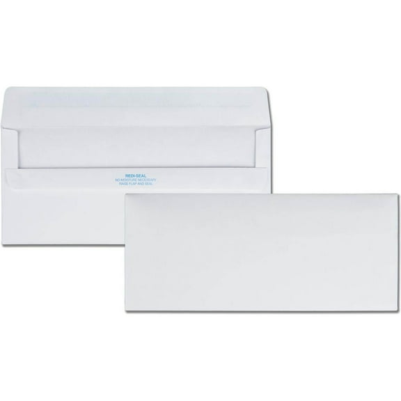 Quality Park Redi-Seal Plain Business Envelopes - Business - Self-Sealing - White
