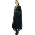 thumbnail image 2 of Atasi Women's Grey Anarkali Salwar Suit With Dupatta Ethnic Designer Wear-4, 2 of 9