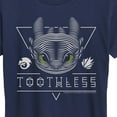 thumbnail image 3 of How to Train Your Dragon - Toothless Line Art - Women's Short Sleeve Graphic T-Shirt, 3 of 5