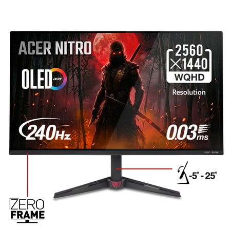 Acer Nitro QG1 Gaming Monitor 23.8 (1920 x 1080) inch Widescreen