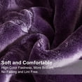 thumbnail image 3 of JML Luxury Embossed Floral Fleece Blanket Purple Fleece Weighted, 3 of 4