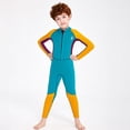thumbnail image 2 of Greeniant Traje de neopreno portátil DIVE SAIL cuello 2,5mm resistente al sol elástico cálido mantenimiento 3 capas impermeable natación niños Deportes acuáticos Amarillo SG Greeniant OD003307-04, 2 of 6