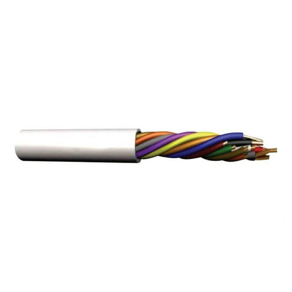 UPG U2202S-9C5 - Bulk security/alarm cable - 499 ft - unshielded - white