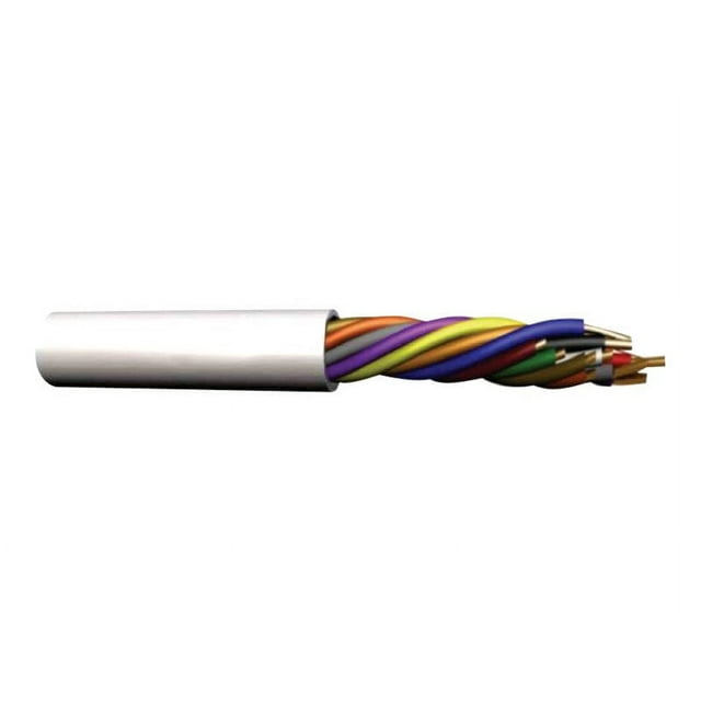 UPG U2202S-9C5 - Bulk security/alarm cable - 499 ft - unshielded - white