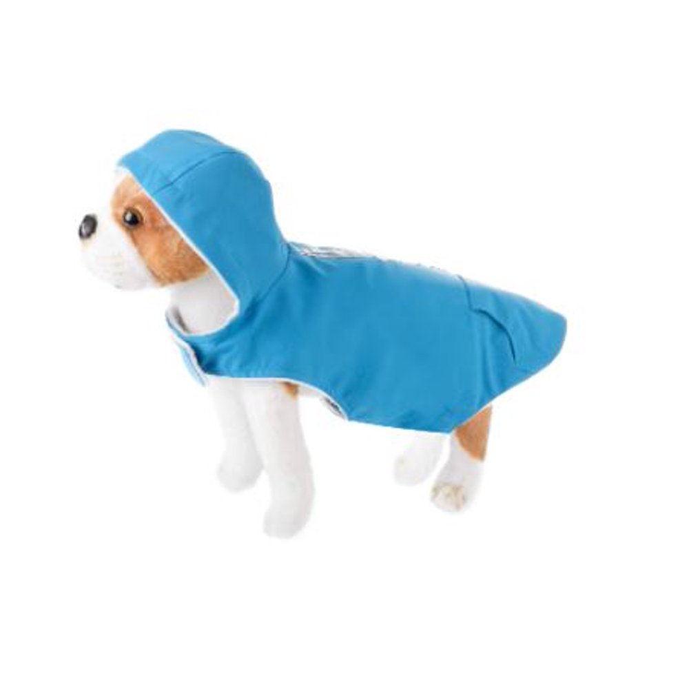 Free Country Dog's Raincoat Jacket in ATQ Teal/Silver, XS