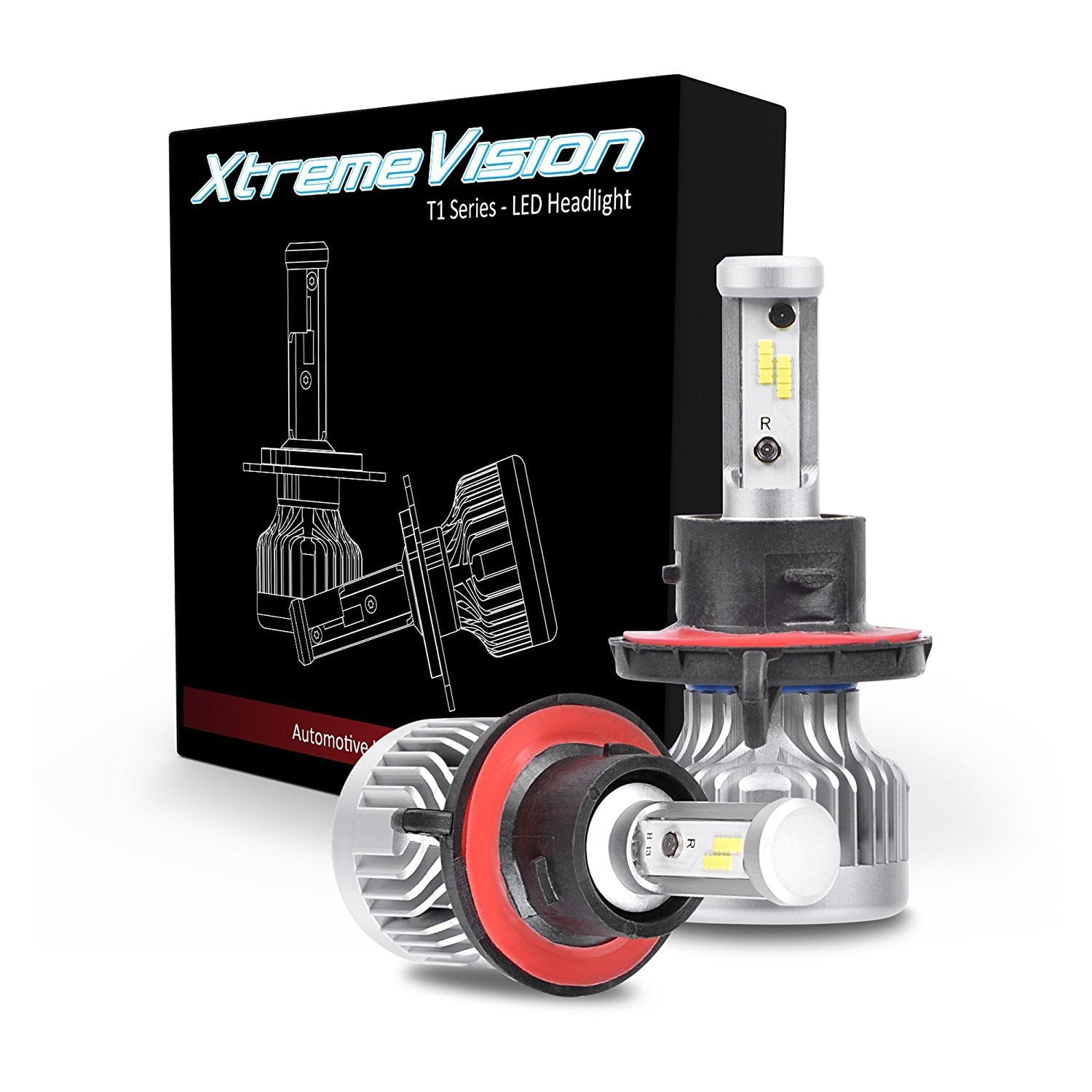 XtremeVision T1 72W 12000LM H13/9008 Dual Beam LED Headlight