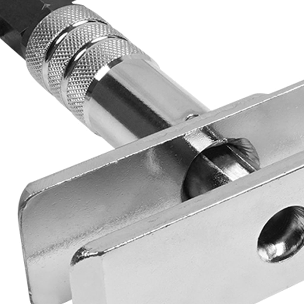 Motorcycle Brake Caliper Spreader Tool Heavy Duty Iron 500LB Capacity 30-75mm Adjustable Secure Grip