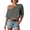 GY2, variant on Off Shoulder T Shirts for Women 2026 Summer Short Sleeve One Shoulder Casual Cropped Tshirt Going out Tops Streetwear