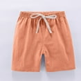 thumbnail image 6 of MKOSPLRT 2 Pack Summer Shorts for Girl High Elastic Waist Workout Shorts Solid Baggy Linen Shorts Casual Wide Leg Shorts with Pocket, 6 of 9