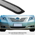 thumbnail image 3 of APS Compatible with Toyota Camry 2007-2009 Lower Bumper Stainless Steel Black Mesh Front Grill Grille Insert T75215H, 3 of 3